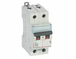 Jistič dvoupolový LEGRAND 408947 DX3 2P B50 10000A/16KA