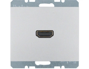 HAG 3315427003 Zásuvka, HDMI, Berker K.5, Alu, lak.