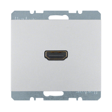 HAG 3315427003 Zásuvka, HDMI, Berker K.5, Alu, lak.