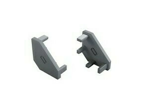 Koncovka profilu GREENLUX EC-PROFIL AJAR 2IN1 GRAY  (12-1504-01)