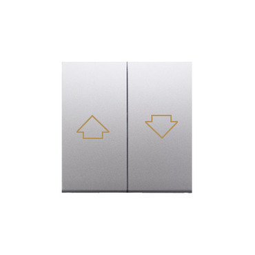 Kryt pro žaluziový ovladač SIMON DKZP1/43, SZP1 m, stříbrná metalizovaná