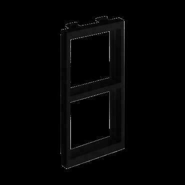 Adaptér CIMA horizontální SIMON S66/14, (108 x 52 mm), na 2 moduly K45 (45 x 45 mm), šedá grafitová