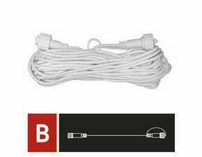 EMOS D2ZW01 PROFI-CONN EXT. WIRE 10M-WHITE IP44