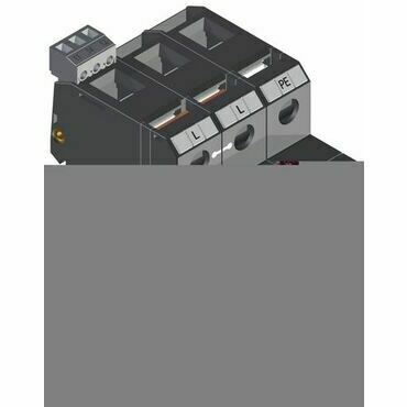 SEZ POm I 1+1 LCF 50/25 Přepěťová ochrana POm I 1+1 LCF 50/25 kA, modulární, monoblok, B+C+D