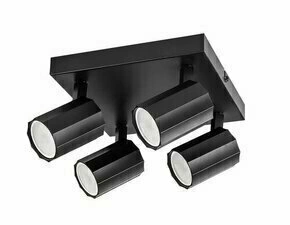 Svítidlo stropní RABALUX 73026 ROGELIO matná černá GU10 4x MAX 5W