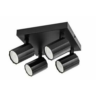 Svítidlo stropní RABALUX 73026 ROGELIO matná černá GU10 4x MAX 5W