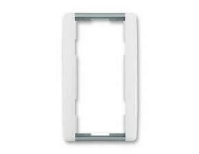 Rámeček dvojnásobný ABB Element 3901E-A00121 04, bílá/ledová šedá, svislý