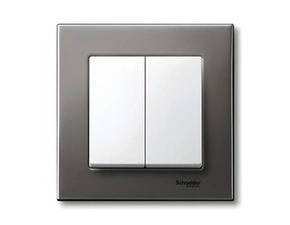 SCHN MTN432519 Merten - Kryt spínače dvojitý, System M, Polar