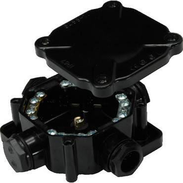 SEZ 6455-11 P/7 Krabicová rozvodka plastová, 5-pólová, hnědá, ukončení výroby k 30.6.2023