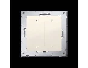 Ovladač osvětlení SIMON GO DEW2W.01/41, tlačítkový (přístroj s krytem), Switch D, Wi-Fi, krémová