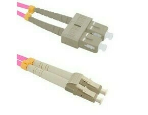 Patch kabel WIREX PO5DLCSC10OM4, LC/UPC-SC/UPC, Multimode, 50/125, Duplex, OM4, 10 m