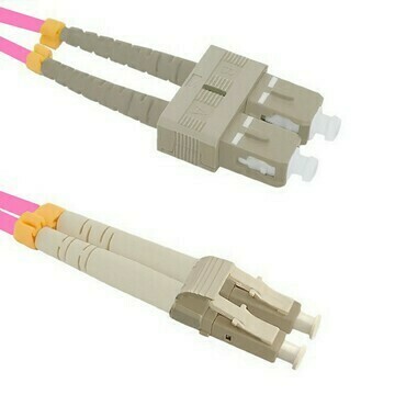 Patch kabel WIREX PO5DLCSC10OM4, LC/UPC-SC/UPC, Multimode, 50/125, Duplex, OM4, 10 m
