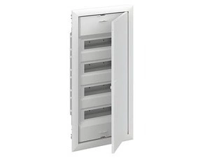 Rozvodnice plastová ABB 2CPX077843R9999 UK648E3, plechové dvířka, 48 modulů, IP30