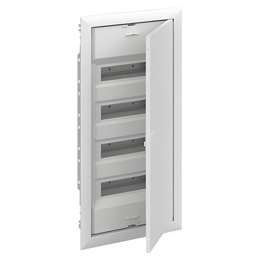 Rozvodnice plastová ABB 2CPX077843R9999 UK648E3, plechové dvířka, 48 modulů, IP30