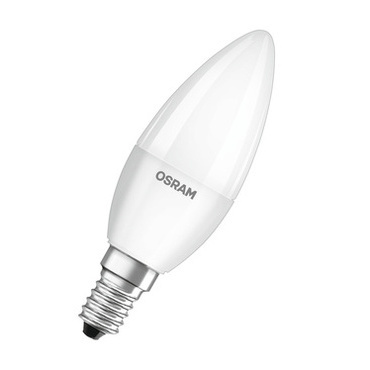 LED žárovka svíčka OSRAM VALUECLB40 4,9W/865 230VFR E14 FS1, matná