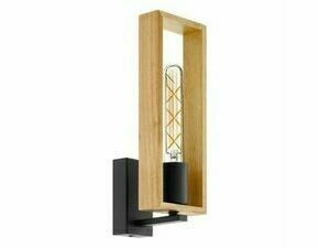 EGLO WL/1 E27 SCHWARZ/HOLZ 'LITTLETON'