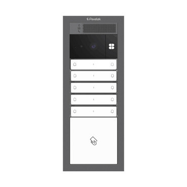 DV SYSTEM: 3 až 10 tlačítek (dělené jm.) + KAMERA + BOD Lite: čtečka RFID čipů MIFARE 13,56MHz (3M)