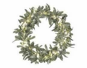 EMOS DCTW28 25LED MISTLETOE WREATH 3AA WW