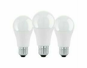 LM-E27-LED A60 8W 4000K bílá 3ks EGLO
