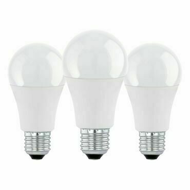 LM-E27-LED A60 8W 4000K bílá 3ks EGLO