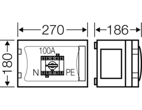 HEN FP 5102 Skříň s vypínačem