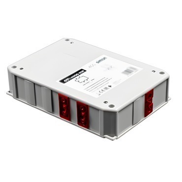 Krabice UPS rozvodná jednookruhová SIMON 480 49120500-039, 1vstup GST18i+9 výstup GST18i