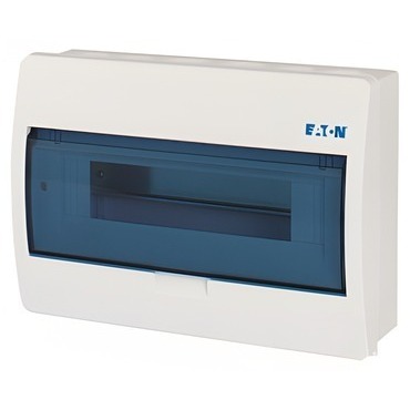 Rozvodnice nástěnná EATON 280347 BC-O-1/12-ECO, průhledné plast. dveře, 1 řada modulů