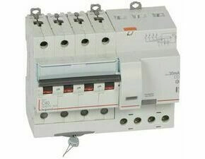 Chránič kombinovaný LEGRAND 411190 DX3 KOMB. 4P C40 30MA AC 6KA