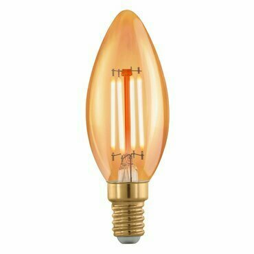 LED žárovka EGLO LM-E14-LED C35 4W AMBER 1700K 1STK