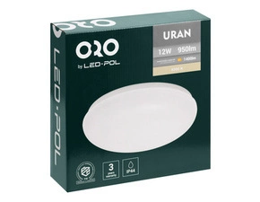 Nástěnné a stropní LED svítidlo LED-POL Uran 12W neutrální bílá