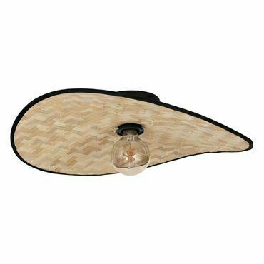 EGLO DL/1 E27 SCHWARZ/BAMBUS 'MARYWELL'