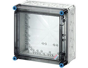 HEN Mi 0220 Prázdná rozvodnice s odklápěcím průhledným víkem IP 65, vnější rozměry (š-v-h) 300x300x1