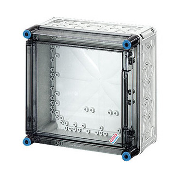 HEN Mi 0220 Prázdná rozvodnice s odklápěcím průhledným víkem IP 65, vnější rozměry (š-v-h) 300x300x1
