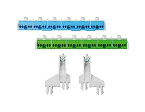 HEN FC PN 60 Svorkovnice PE+N, každá připojení CU 6x 25mm2 + 24x 4mm2, odstraněním propojek možné ro