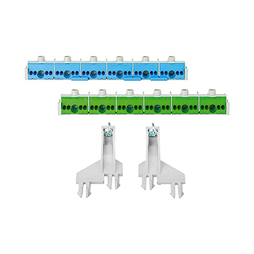HEN FC PN 60 Svorkovnice PE+N, každá připojení CU 6x 25mm2 + 24x 4mm2, odstraněním propojek možné ro