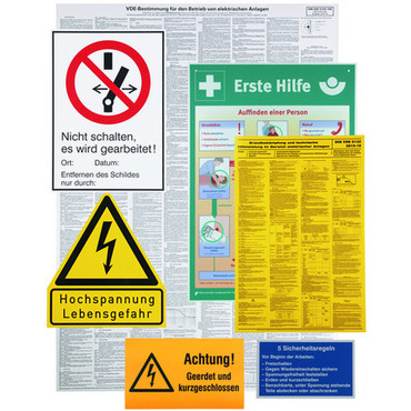 DEHN 700050  Výstražný / informační štítek plastový pro elektrické systémy DEHN DEHN