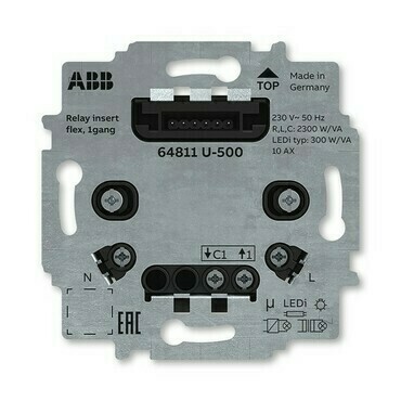 ABB 2CKA006800A3042 Přístroj spínací flex, s jedním relé 01-Přístroje