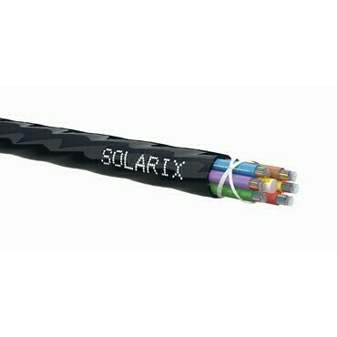 Kabel optický SOLARIX SXKO-MICRO-144-OS-HDPE, 144vl, Singlemode, 9/125, OS, HDPE, Fca, zafukovací
