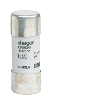 HAG LF563G Pojistka válcová, velikost 22x58, 63A gG, 690V AC