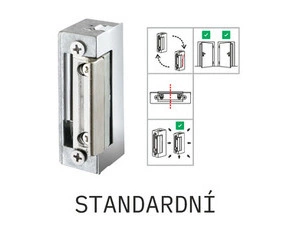 Zámek elektrický CZECHPHONE DORCAS 54NF, standardní, 8-12V