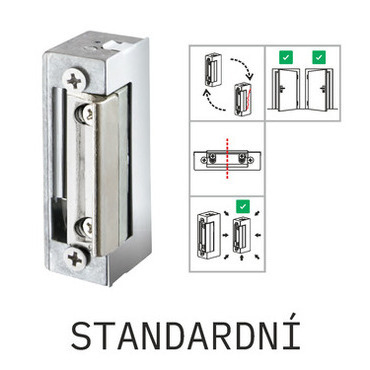Zámek elektrický CZECHPHONE DORCAS 54NF, standardní, 8-12V