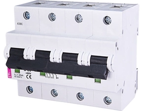Jistič čtyřpolový ETI 002136731, ETIMAT 10 3p+N C80