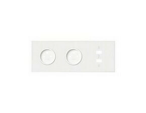 Sestava 3 násobná: 2 zásuvky+1 USB nabíječka 2 násobná, bílá matná