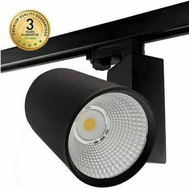 LED svítidlo bodové GREENLUX SPOTEO TRACK B 40W 45 WW, černá