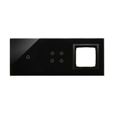 Kryt dot. ovl. SIMON 54 TOUCH DSTR3140/75, 2 ovl. SIMON 54 TOUCH 54 Touch, 1 dotyk.+4 dotyk.+1 otvor