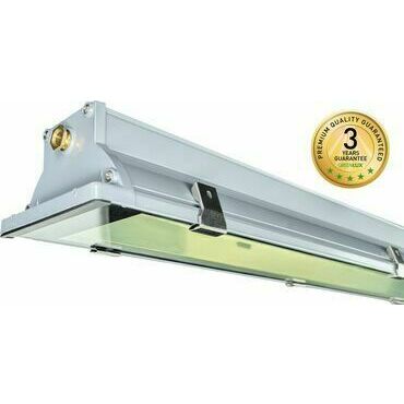 Svítidlo průmyslové prachotěsné GREENLUX DUST kov LED 2xT8/120cm, IP65