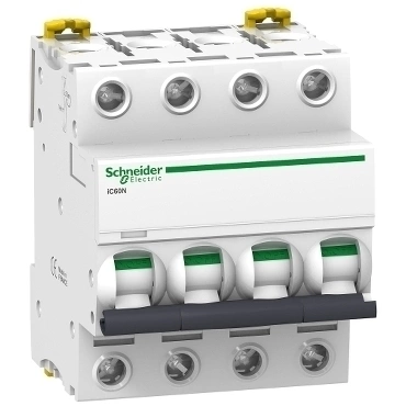 Jistič čtyřpolový SCHNEIDER A9F75463 Acti9 iC60N 4P 63A D export