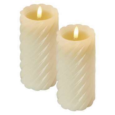 EMOS DCCV17 2LED RND CAND FLICKER WW T