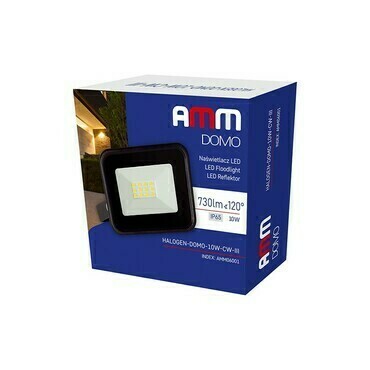 LED reflektor LED-POL Halogen Domo 10W studená bílá III