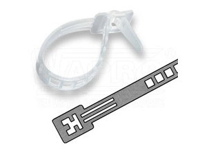 wpr1416 WT-SST-140 vázací pásky rozdělávací z měkkého materiálu SOFT STRAP, 142 x 8,5 mm, přírodní